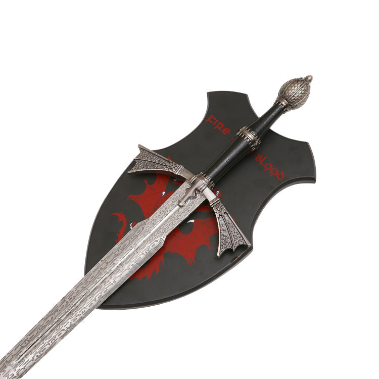 House Of The Dragon - Daemon Targaryen Dark Sister with Plaque and Scabbard Sword - Tophatter Daily Deals
