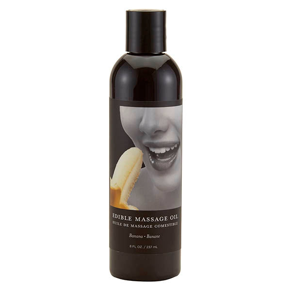 Edible Massage Oil Banana Flavoured 237ml Bottle > Essentials > Massage Oil - Tophatter Daily Deals