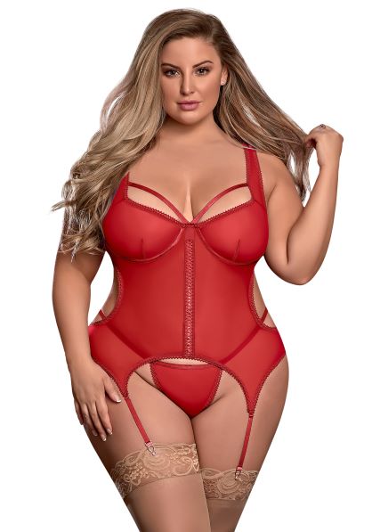 Sheer Mesh Merry Widow & G-string 1X 2X Chemises - Tophatter Daily Deals