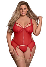 Sheer Mesh Merry Widow & G-string 1X 2X Chemises - Tophatter Daily Deals
