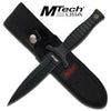 Black Dagger Double Edge Blade Belt Boot Knife 9 inch - Tophatter's Army Products & Self Defense Collectible Weapons - Tophatter Daily Deals