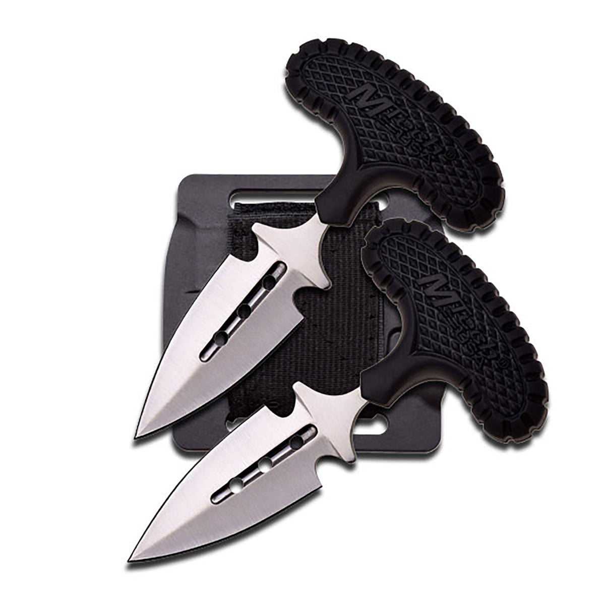 MTECH USA FIXED TWIN-BLADE KNIFE 4" OVERALL - Tophatter Daily Deals