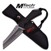 MTech USA Fixed Blade Military Style Tactical Chopper Knife Stone Wash - TOPHATTER'S ARMORY DEALS Collectible Weapons - Tophatter Daily Deals