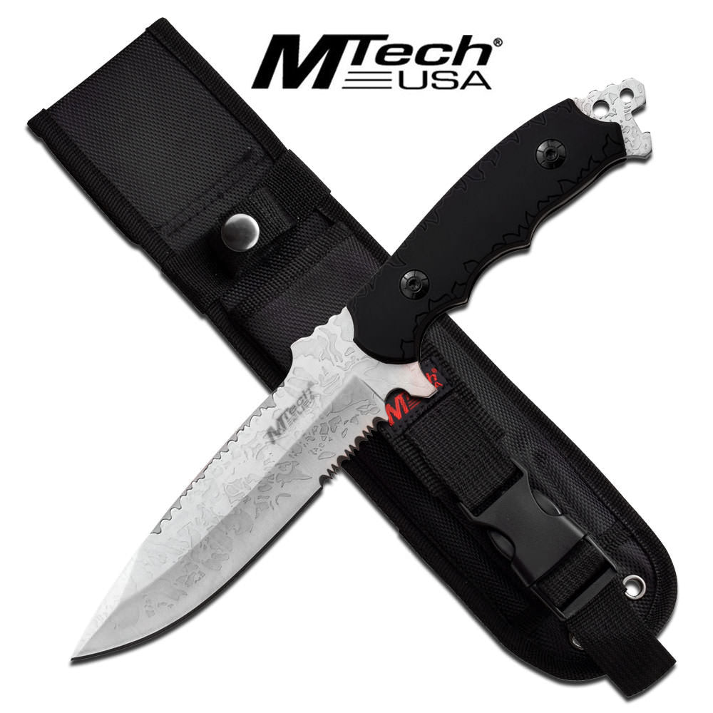 MTech USA Fixed Blade Hunting Knife Tactical Combat Outdoor - Tophatter's Guns'N'Weapons Store Collectible Weapons - Tophatter Daily Deals