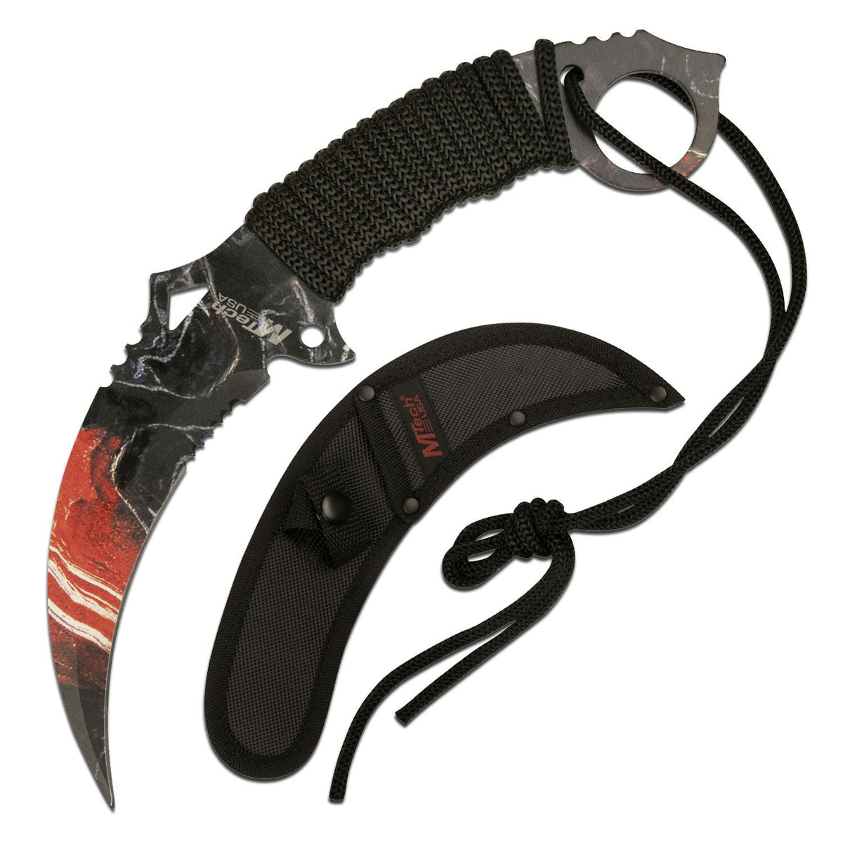 MTECH USA - FIXED BLADE KNIFE - Tophatter Daily Deals