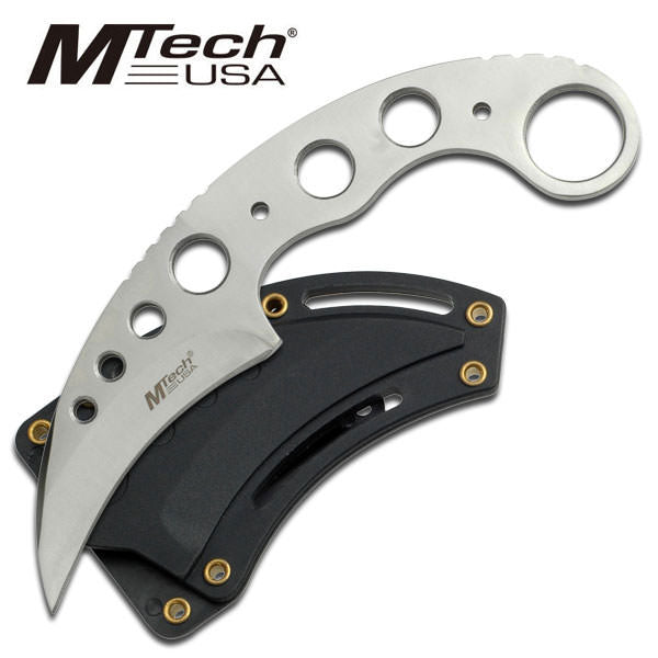MTech 7" 440 Stainless Steel Tactical Karambit Neck Knife - TOPHATTER'S ARMORY DEALS Collectible Weapons - Tophatter Daily Deals
