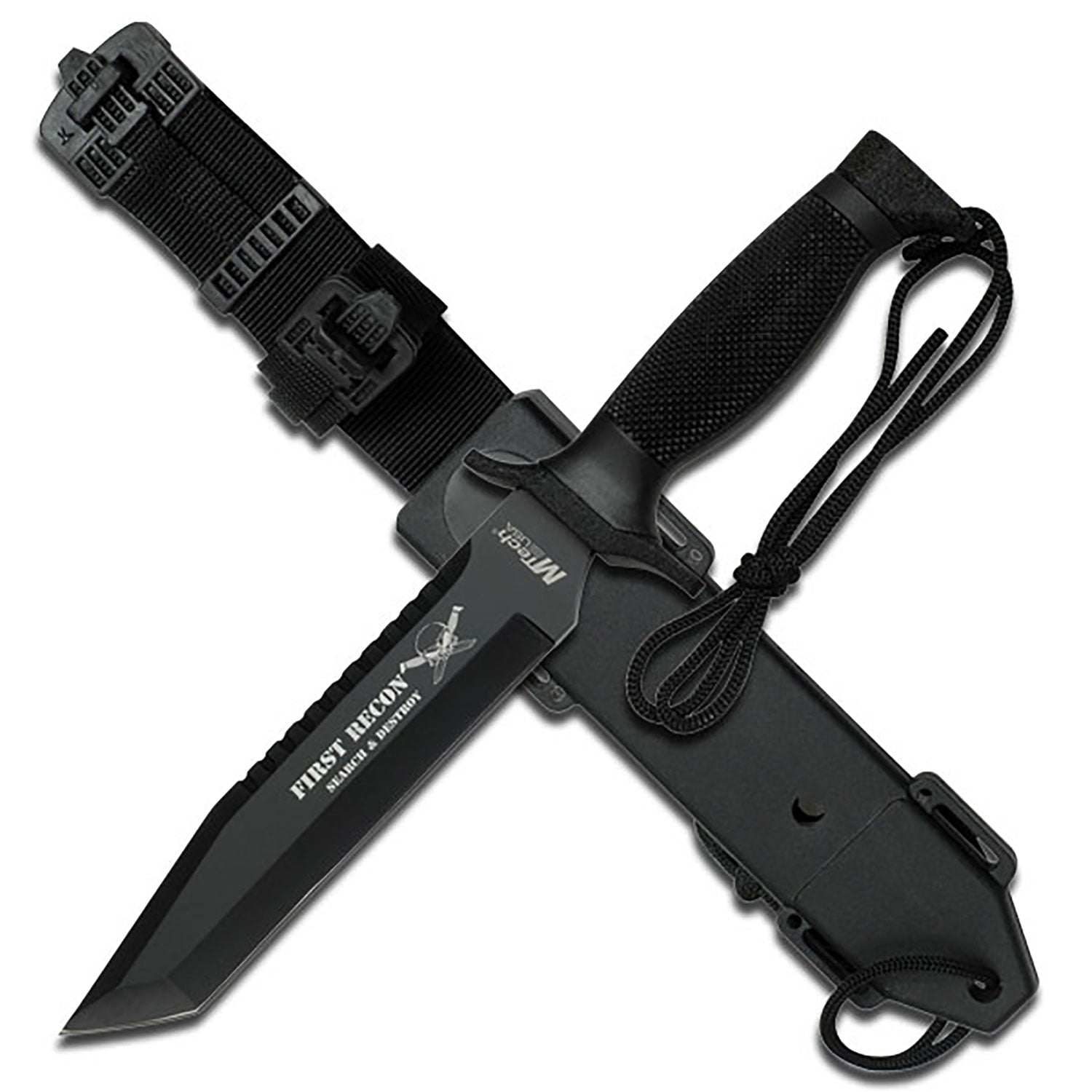 MTECH USA FIXED BLADE KNIFE 12" OVERALL - Tophatter Daily Deals