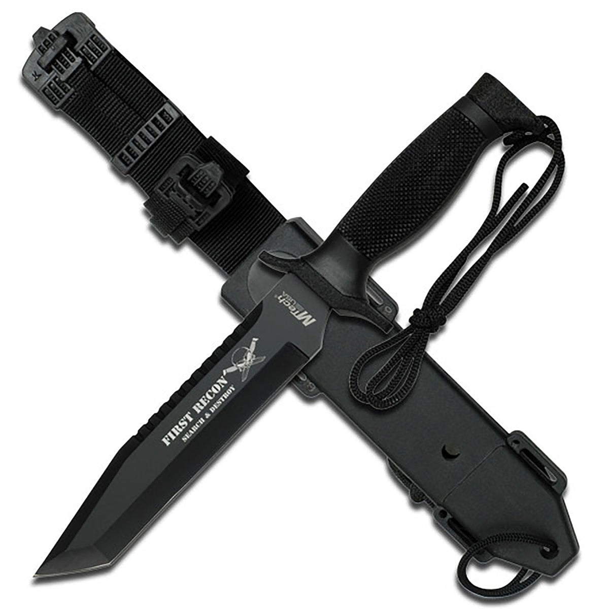 MTECH USA FIXED BLADE KNIFE 12" OVERALL - Tophatter Daily Deals