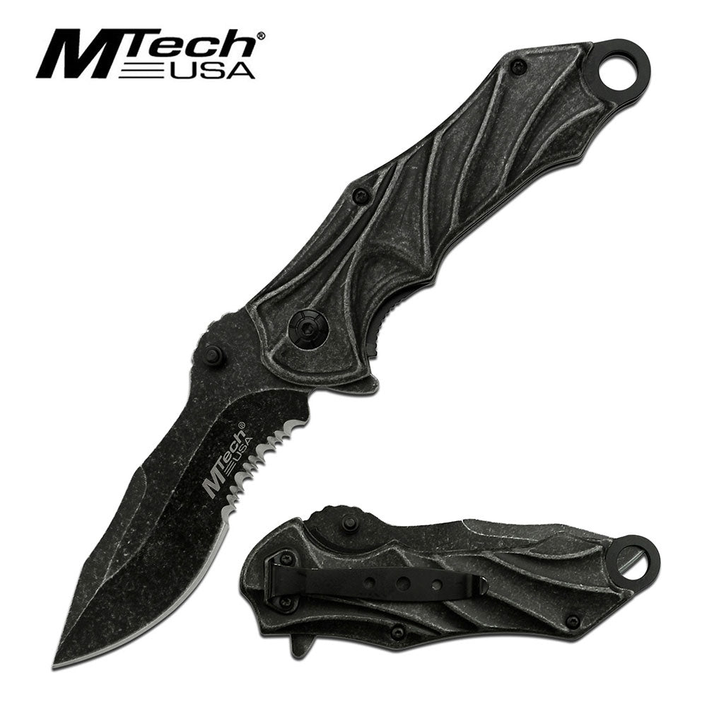 MTECH USA SPRING ASSISTED KNIFE - Tophatter Daily Deals