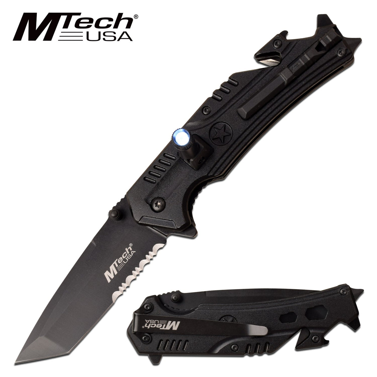 MTECH USA SPRING ASSISTED KNIFE - Tophatter Daily Deals