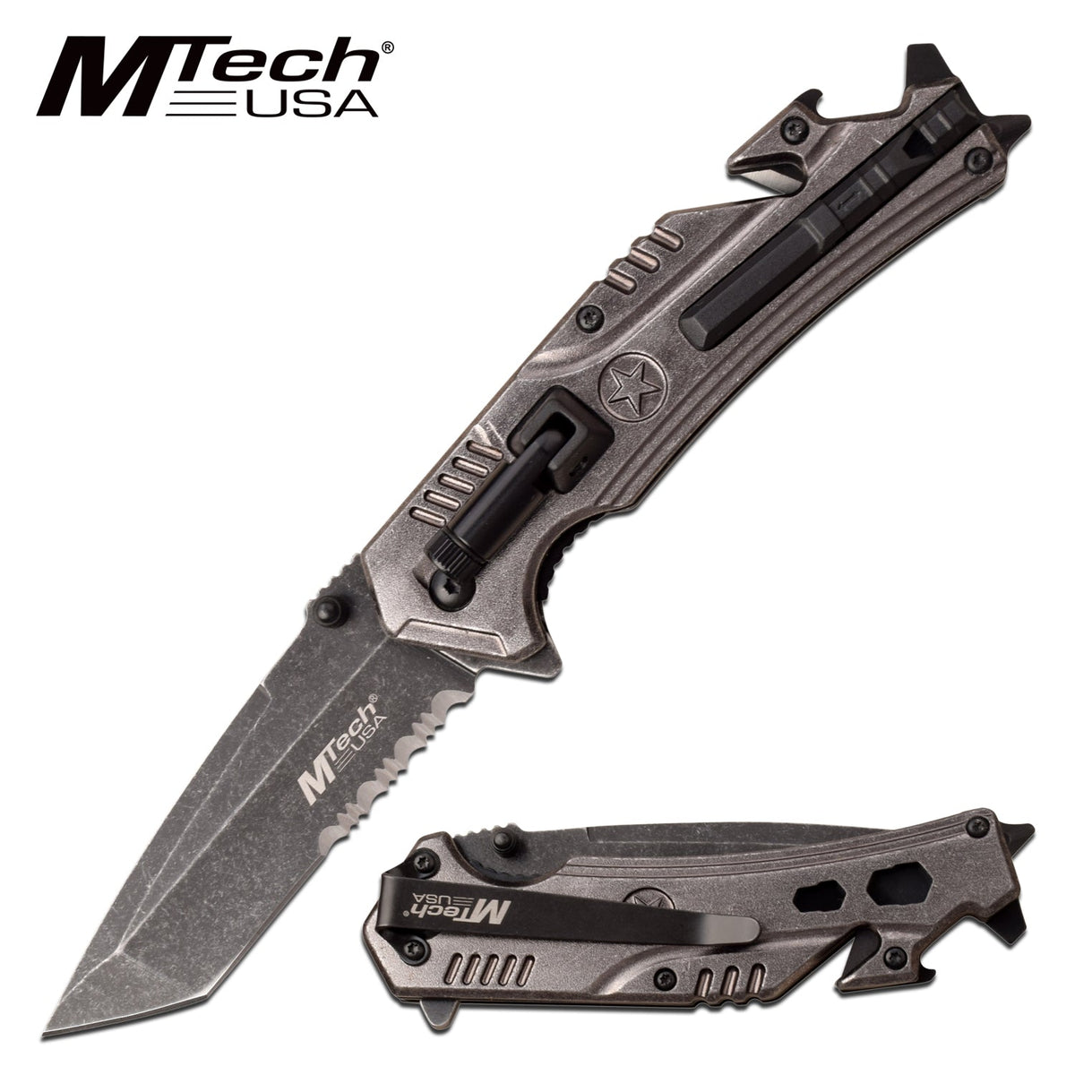 MTECH USA SPRING ASSISTED KNIFE - Tophatter Daily Deals