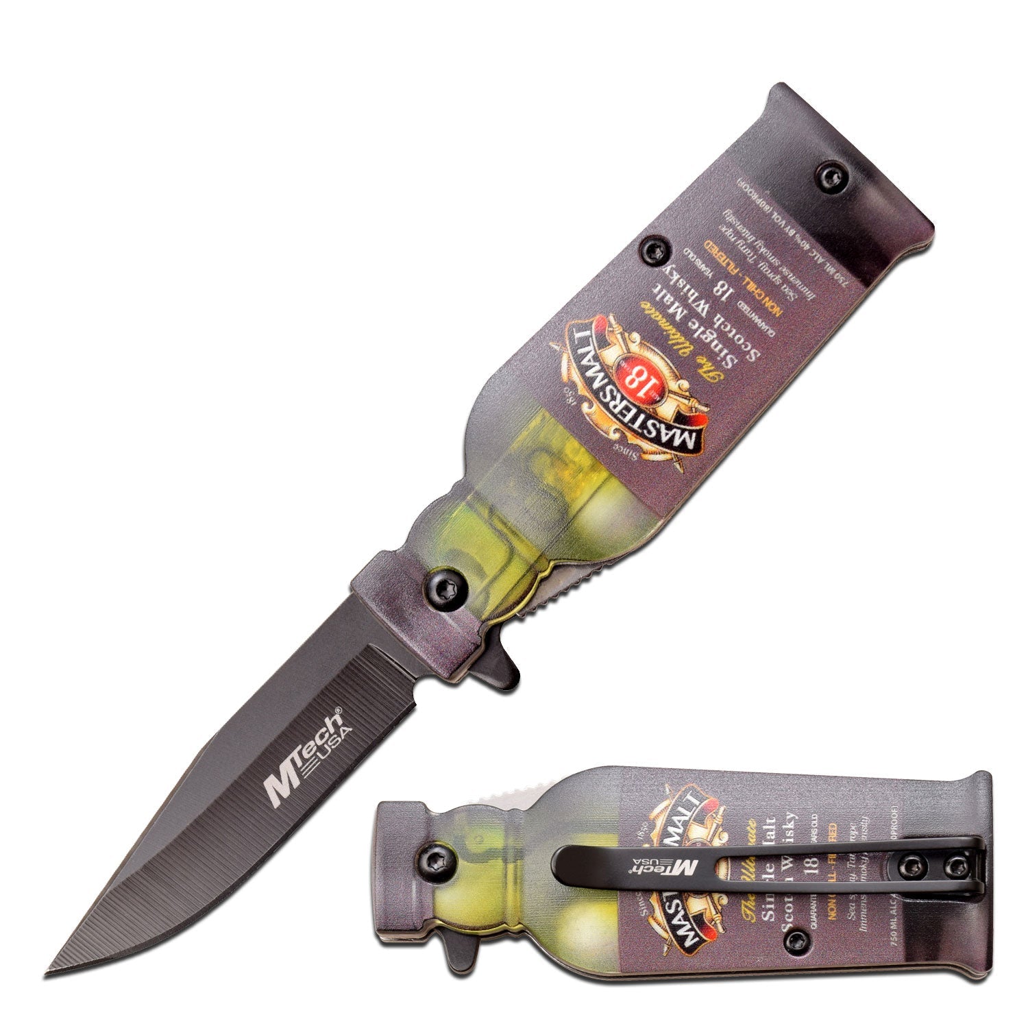 MTECH USA SPRING ASSISTED KNIFE - Tophatter Daily Deals