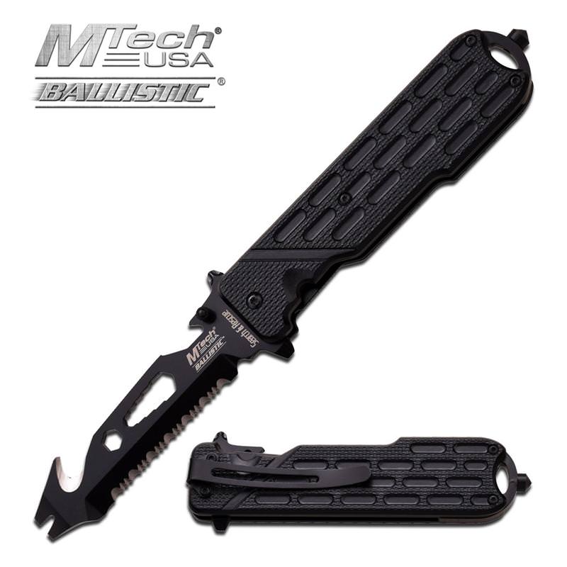 Mtech Bottle Opener Multi Tool Tactical Spring-Assist Folding Pocket Knife Collectible Weapons - Tophatter Daily Deals