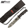 Fixed Blade Tactical Survival Knife Green Digital Camo Hunting Camping Knife - TOPHATTER'S ARMORY DEALS Collectible Weapons - Tophatter Daily Deals