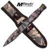 Fixed Blade Double Edge Digital Camo Combat Knife With Nylon Sheath Collectible Weapons - Tophatter Daily Deals