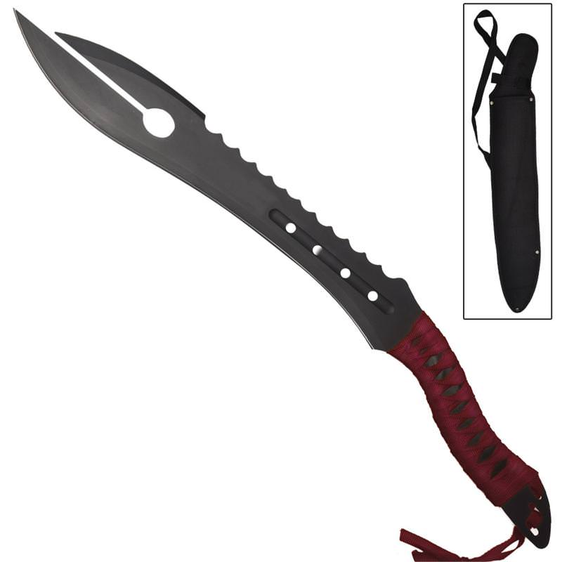 Ritual Killing Full Tang Fantasy Futuristic Fixed Blade Sword - TOPHATTER'S ARMORY DEALS Collectible Weapons - Tophatter Daily Deals