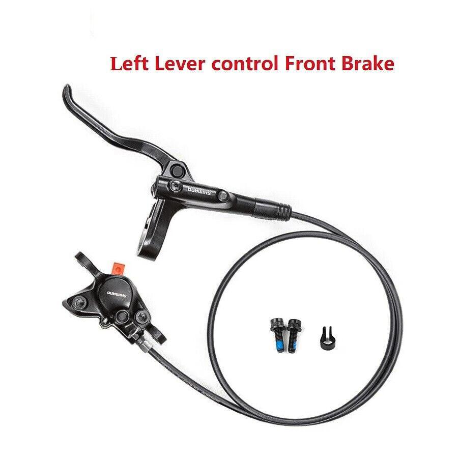 MTB Disc Brake Set - MT200 Bike Brake Hydraulic Disc Oil Brakes with Lever Set Pre-Filled Cycling - Tophatter Daily Deals