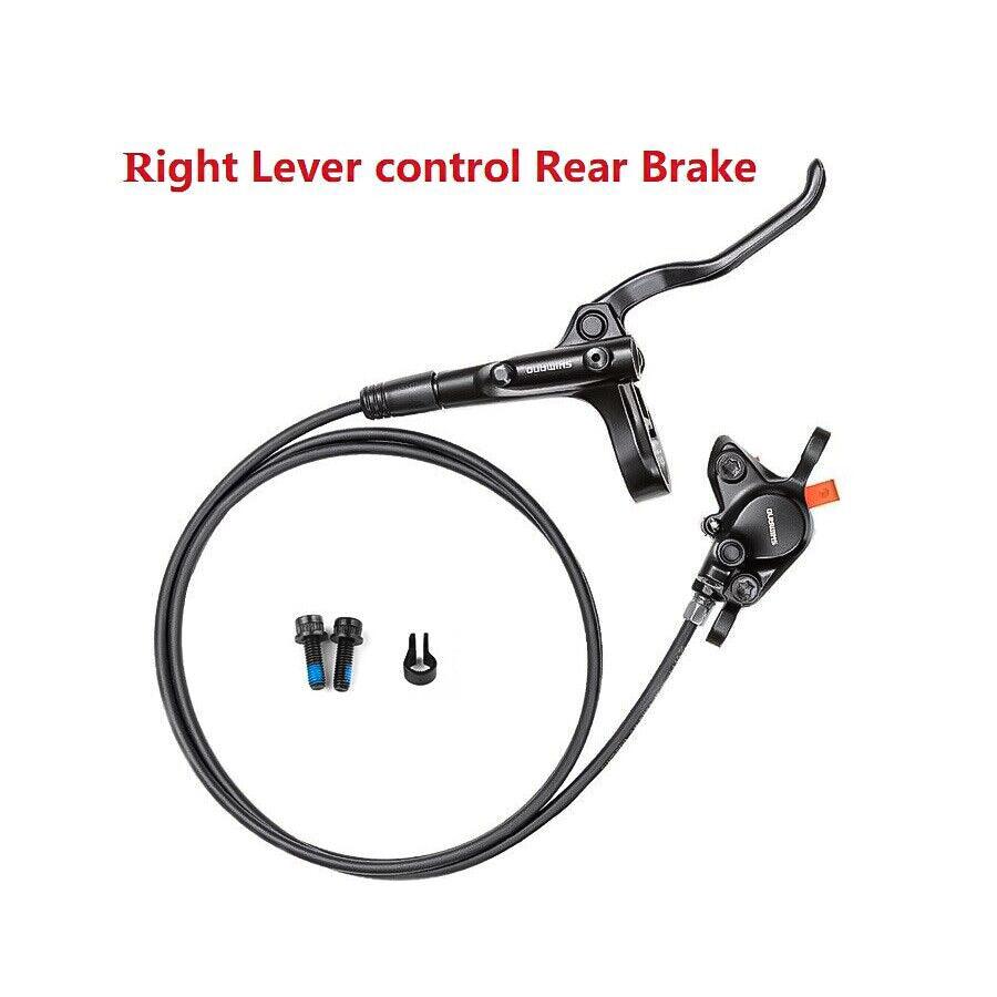 MTB Disc Brake Set - MT200 Bike Brake Hydraulic Disc Oil Brakes with Lever Set Pre-Filled Cycling - Tophatter Daily Deals