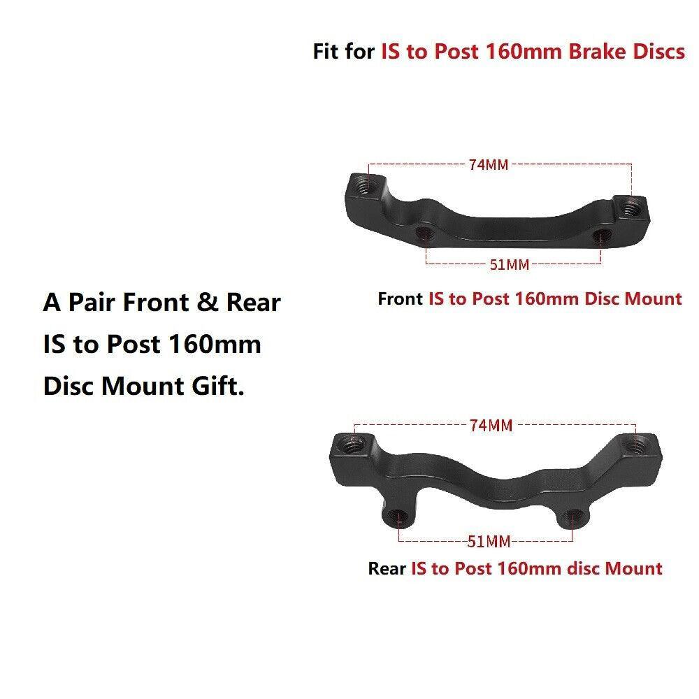 MTB Disc Brake Set - MT200 Bike Brake Hydraulic Disc Oil Brakes with Lever Set Pre-Filled Cycling - Tophatter Daily Deals