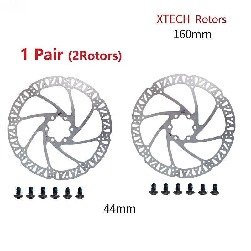 MTB Disc Brake Set - MT200 Bike Brake Hydraulic Disc Oil Brakes with Lever Set Pre-Filled Cycling - Tophatter Daily Deals