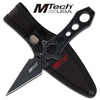 Mtech Skull Double Edge Dagger Fixed Blade Boot Knife With Sheath - TOPHATTER'S ARMORY DEALS Collectible Weapons - Tophatter Daily Deals