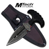 5MM Thick Blade Black Handle Push Dagger - TOPHATTER'S ARMORY DEALS Collectible Weapons - Tophatter Daily Deals