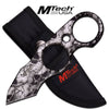 Skull Full Tang Finger Ring Tactical Tanto Fixed Blade Knife - Tophatter's Army Products & Self Defense Collectible Weapons - Tophatter Daily Deals