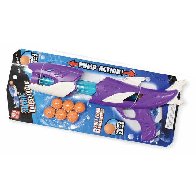 Shark Soft Foam Ball Shooter Purple Toys & Games - Tophatter Daily Deals