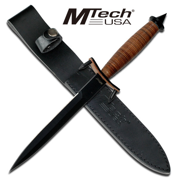 MTech Military Spiked Hilt Combat Dagger Knife - TOPHATTER'S ARMORY DEALS Collectible Weapons - Tophatter Daily Deals