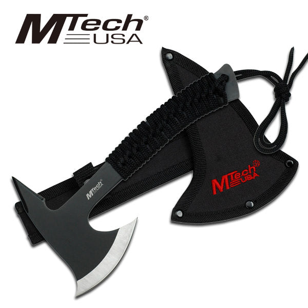 9" Mtech Full Tang Throwing Tomahawk Axe with Sheath - Tophatter's Guns'N'Weapons Store Collectible Weapons - Tophatter Daily Deals