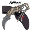 Paracord Wrapped Gray Stone Karambit Tactical Fixed Blade Knife Collectible Weapons - Tophatter Daily Deals