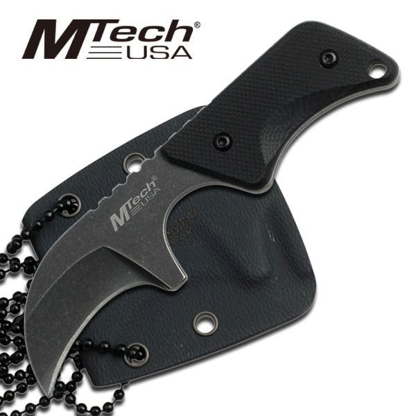G-10 Handle Full Tang Tactical Combat Hawk Blade Neck Knife Collectible Weapons - Tophatter Daily Deals