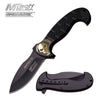 MIDNIGHT OPS Tactical Spring Assisted Folding Knife - MTech Stealth Tactics - TOPHATTER'S ARMORY DEALS Collectible Weapons - Tophatter Daily Deals