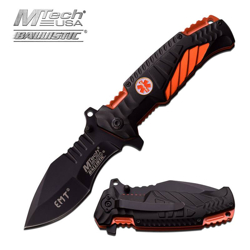 MTech USA 4.75 Inch Closed EMT Spring Assisted Opening Knife - Tophatter's Guns'N'Weapons Store - FREE SHIPPING Collectible Weapons - Tophatter Daily Deals