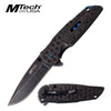 Mtech Heavy Duty Stone Gray Blue Tactical Spring Assist Knife EDC - Tophatter's Army Products & Self Defense Collectible Weapons - Tophatter Daily Deals