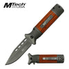 MTech 3.75" Steel Grey Tinite Coated Spear Point Blade Assisted Knife - Tophatter's Army Products & Self Defense Collectible Weapons - Tophatter Daily Deals