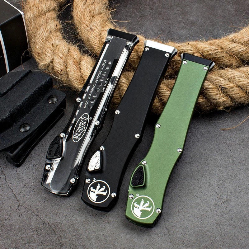 MT Halo VI S/E OTF OT* Automatic Knife - Tophatter Daily Deals