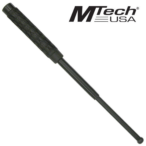 Mtech 16 Inch Expandable Police Baton Rubber Grip - TOPHATTER'S ARMORY DEALS Collectible Weapons - Tophatter Daily Deals