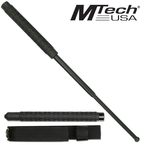Mtech Baton Solid Steel Nonglare Coated 21 inch - TOPHATTER'S ARMORY DEALS Collectible Weapons - Tophatter Daily Deals