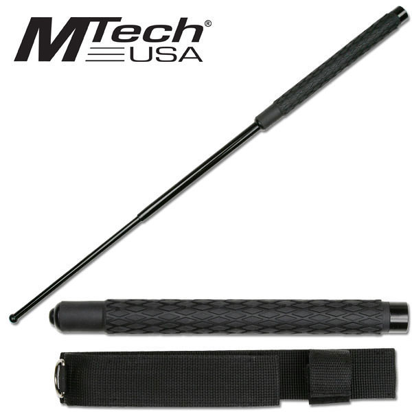 MTech Telescopic Night Watchman Steel Baton 32 Inch - Tophatter's Guns'N'Weapons Store - FREE SHIPPING Collectible Weapons - Tophatter Daily Deals