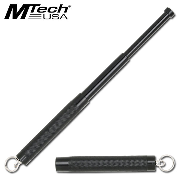 Mtech 12 Inch Expandable Keychain Steel Self Defense Baton - Tophatter's Guns'N'Weapons Store Collectible Weapons - Tophatter Daily Deals