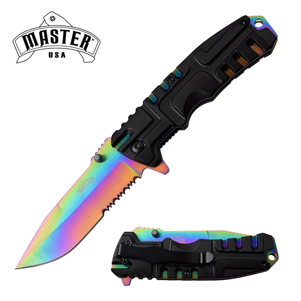 MASTER USA SPRING ASSISTED KNIFE - Tophatter Daily Deals