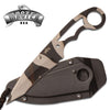 Tactical Defense Neck Boot Knife Tanto Urban Camo With Sheath - TOPHATTER'S ARMORY DEALS Collectible Weapons - Tophatter Daily Deals