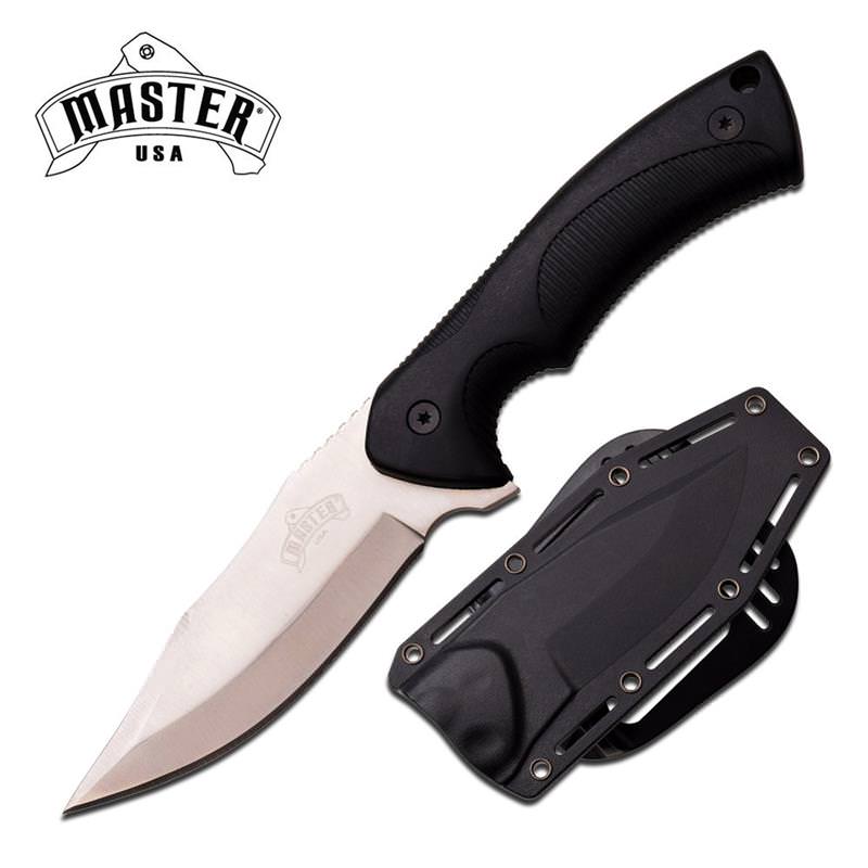 Fixed Blade Tactical Hunting Knife with Nylon Fiber Sheath - Tophatter's Inc. Weapons Store Online Collectible Weapons - Tophatter Daily Deals