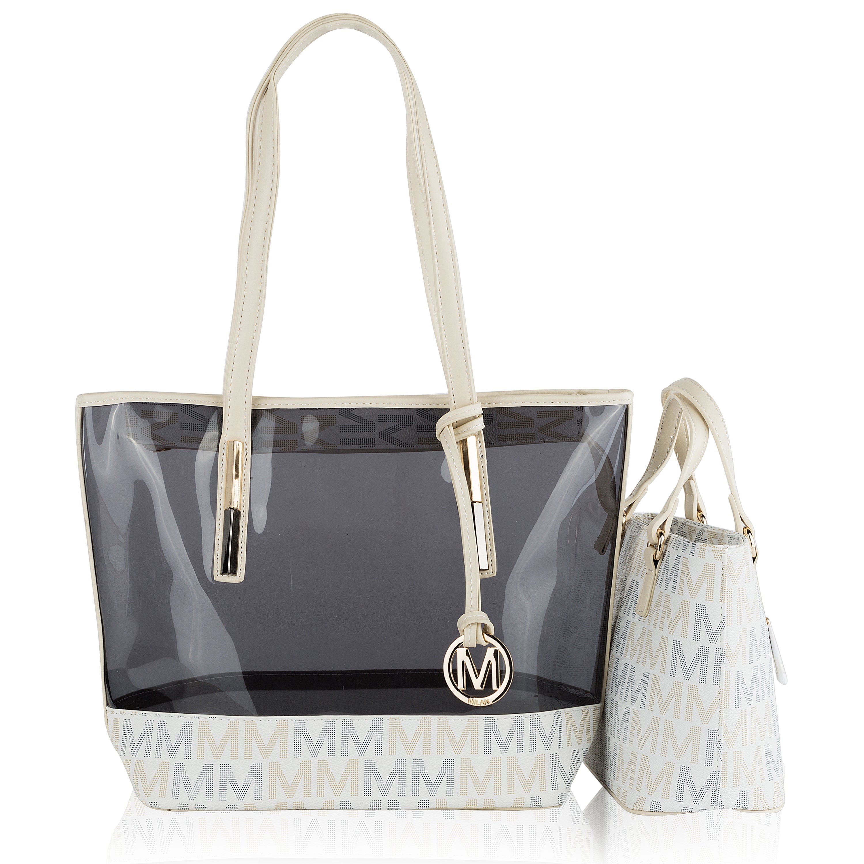 MKF Collection Women's Tayla Signature Tote Bag And Mini Tote Set Bags - Tophatter Daily Deals