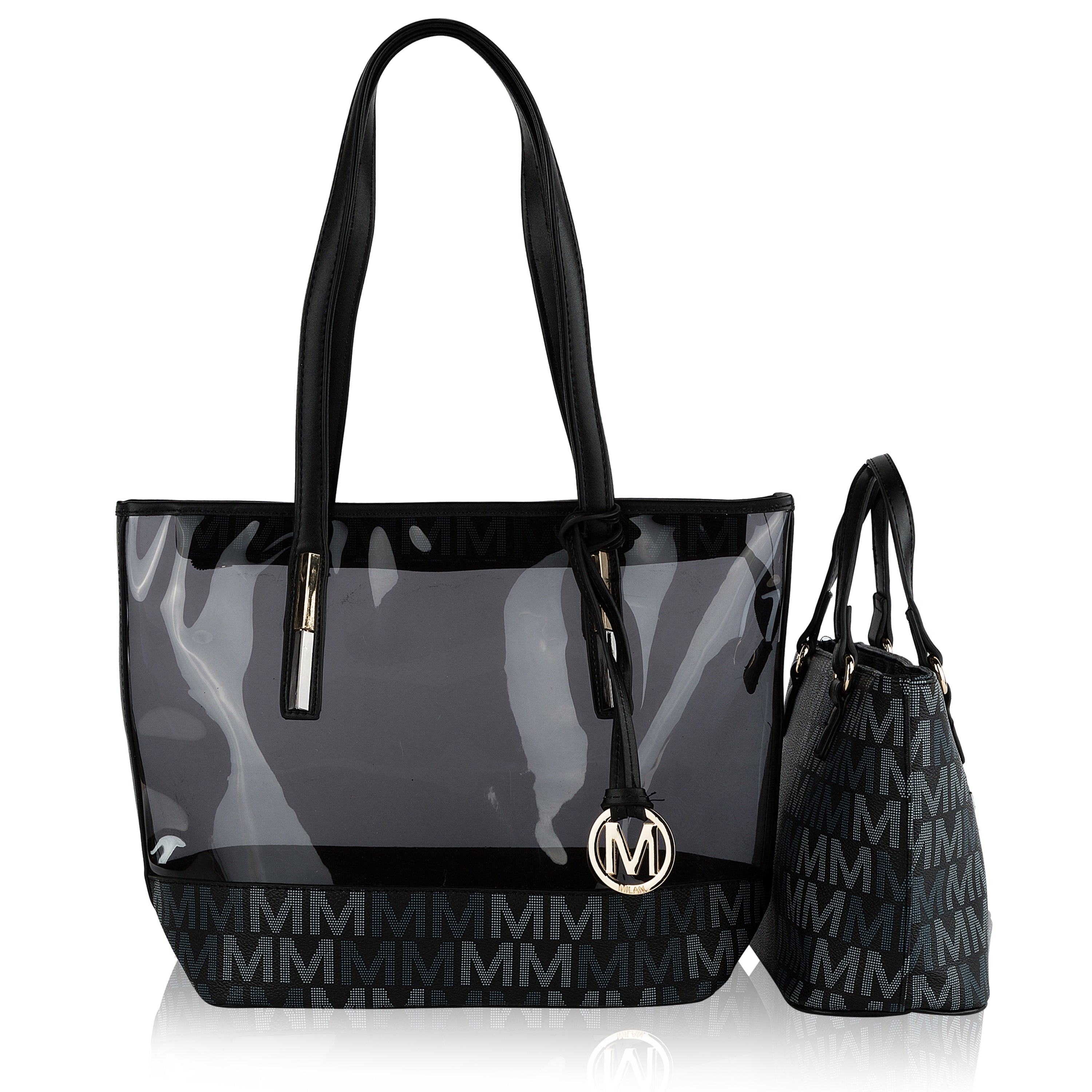 MKF Collection Women's Tayla Signature Tote Bag And Mini Tote Set Bags - Tophatter Daily Deals