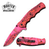 USA Ballistic Pink Camo Tactical Assisted Opening Pocket Hunt Knife - TOPHATTER'S ARMORY DEALS Collectible Weapons - Tophatter Daily Deals