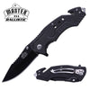 4.75 Inch Closed Rescue Folder Spring Assist Knife - TOPHATTER'S ARMORY DEALS Collectible Weapons - Tophatter Daily Deals
