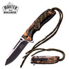 Ballistic Rescue Hunter Spring Assist Knife Dead Leaves Camo With Lanyard Handle - TOPHATTER'S ARMORY DEALS Collectible Weapons - Tophatter Daily Deals