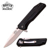 Ballistic Black ABS Handle Spring Assisted Opening Pocket Knife - TOPHATTER'S ARMORY DEALS Collectible Weapons - Tophatter Daily Deals